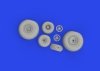 Eduard 6481028 B-24J wheels HOBBY BOSS 1/48